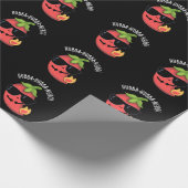 Hubba-hubba-nero Grappige Habanero Pun Dark BG Cadeaupapier (Hoek)