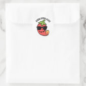 Hubba-hubba-nero Grappige Habanero Pun Ronde Sticker (Tas)