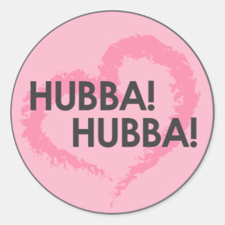Hubba Hubba Ronde Sticker