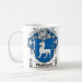 Hubbard Family Crest Koffiemok (Links)