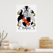 Hubbard Family Crest Poster (Keuken)
