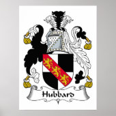 Hubbard Family Crest Poster (Voorkant)