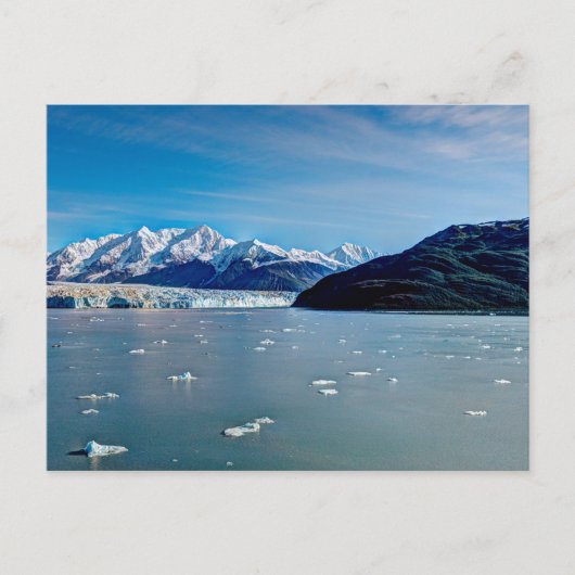 Hubbard Glacier, Alaska Briefkaart (Voorkant)