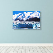 Hubbard Glacier, Alaska Canvas print (Insitu (Houten vloer))