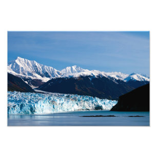 Hubbard Glacier, Alaska Foto print Afdruk