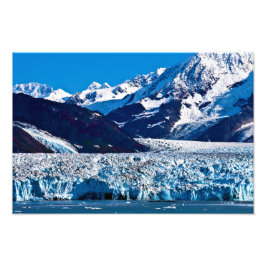 Hubbard Glacier, Alaska Foto print Afdruk