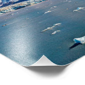 Hubbard Glacier, Alaska Foto print Foto Afdruk (Hoek)