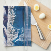 Hubbard Glacier, Alaska Kitchen theehanddoek Theedoek (Quarter Fold)
