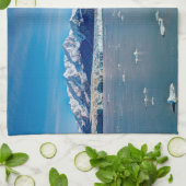 Hubbard Glacier, Alaska Kitchen theehanddoek Theedoek (Gevouwen)