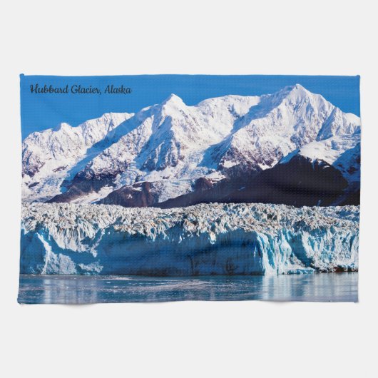 Hubbard Glacier, Alaska Kitchen theehanddoek Theedoek (Horizontaal)