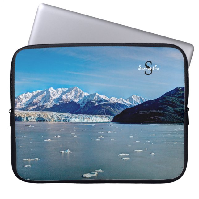 Hubbard Glacier, Alaska Laptop Sleeve (Voorkant)