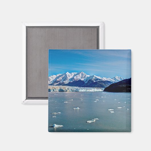 Hubbard Glacier, Alaska Magnet (Voorkant / Achterkant)