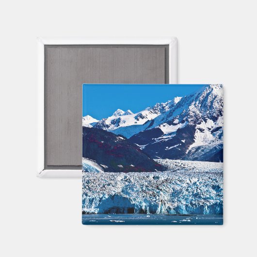 Hubbard Glacier, Alaska Magnet (Voorkant / Achterkant)
