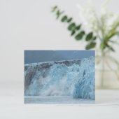 Hubbard Glacier crasht in de Golf van Alaska Briefkaart (Staand voorkant)