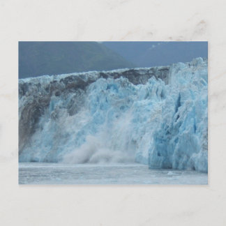 Hubbard Glacier crasht in de Golf van Alaska Briefkaart