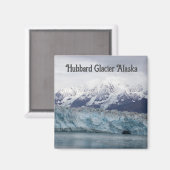 Hubbard Gletsjer Alaska Magnet (Voorkant / Achterkant)
