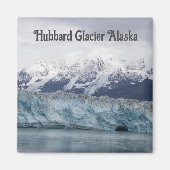 Hubbard Gletsjer Alaska Magnet (Voorkant)