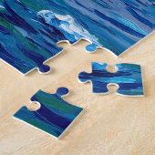 Hubbard Gletsjer Alaska Puzzel (Zijkant)