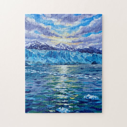 Hubbard Gletsjer Alaska Puzzel (Verticaal)