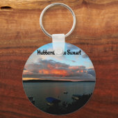Hubbard Lake Michigan Sleutelhanger (Voorkant)
