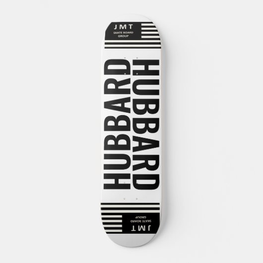 HUBBARD. Skateboard (Voorkant)