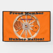 Hubber Nation Basketball Spandoek (Horizontaal)