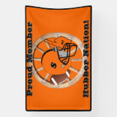 Hubber Nation Football Spandoek (Verticaal)