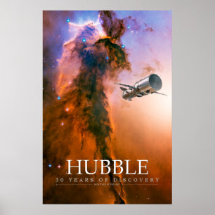 Hubble - 30 jaar Discovery Poster