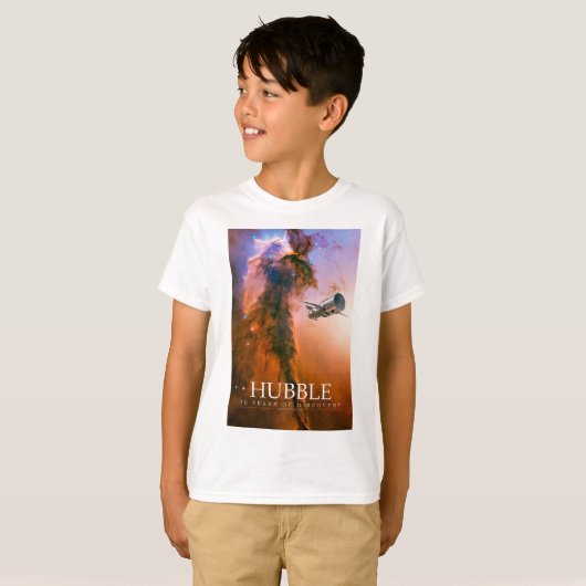 Hubble - 30 jaar Discovery T-shirt (Voorkant volledig)