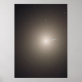 Hubble ACS Afbeelding van Elliptical Galaxy M87 Poster (Voorkant)