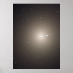 Hubble ACS Afbeelding van Elliptical Galaxy M87 Poster