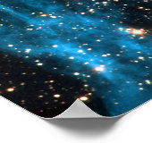 Hubble afbeeldingen opmerkelijk dubbel cluster poster (Hoek)