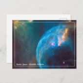Hubble, Bubble-nevel / Outer Space-ansichtkaart Briefkaart (Voorkant / Achterkant)