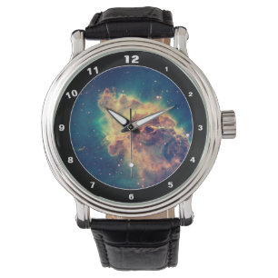 Hubble & Carina Nebula - Buitenruimte (horloge) Horloge