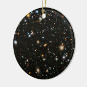 Hubble Deep Field Keramisch Ornament (Links)