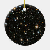 Hubble Deep Field Keramisch Ornament (Achterkant)