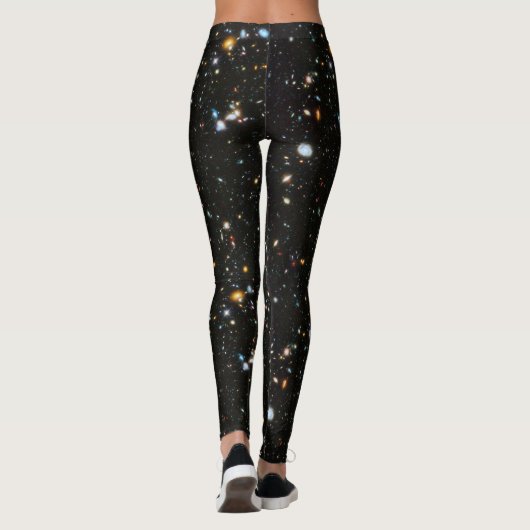 Hubble Deep Field Leggings/Astonomie Leggings (Achterkant)
