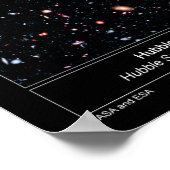 Hubble Extreme Deep Field Nieuwsbericht Poster (Hoek)