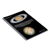 Hubble Jupiter and Saturn Scientist Quotation Notitieboek (Rechterzijde)