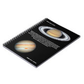 Hubble Jupiter and Saturn Scientist Quotation Notitieboek (Linkerzijde)