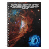 Hubble Nebula Scientist Quotation Notebook Notitieboek (Voorkant)