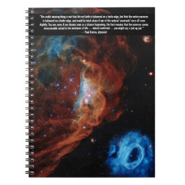 Hubble Nebula Scientist Quotation Notebook Notitieboek