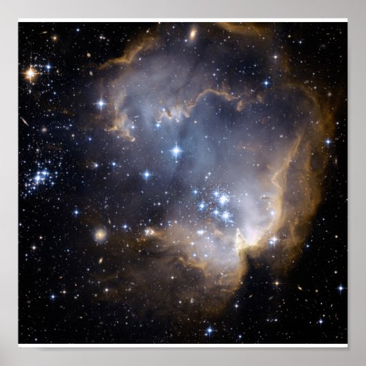 Hubble Observes Baby sterren in de buurt van Galax Poster (Voorkant)