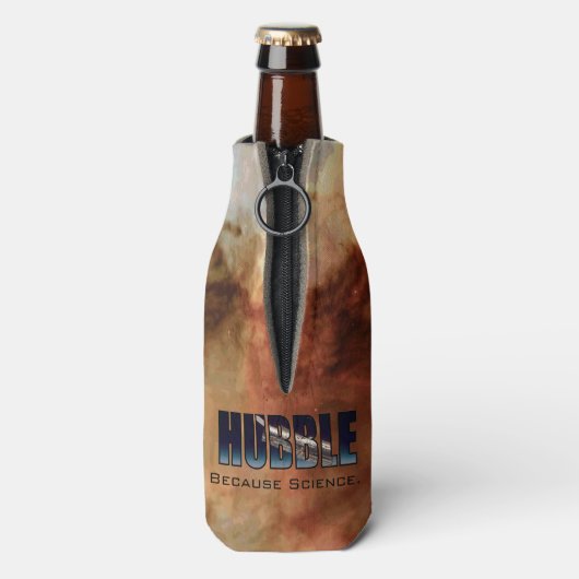 Hubble Omdat Science Flesjeskoeler (Fles Achterkant)