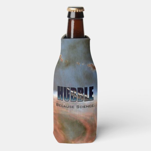 Hubble Omdat Science Flesjeskoeler (Fles Voorkant)