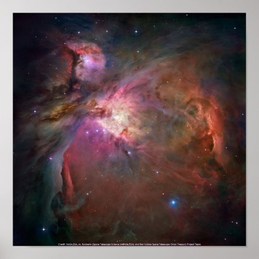 Hubble/Orion Nebula Poster (Voorkant)
