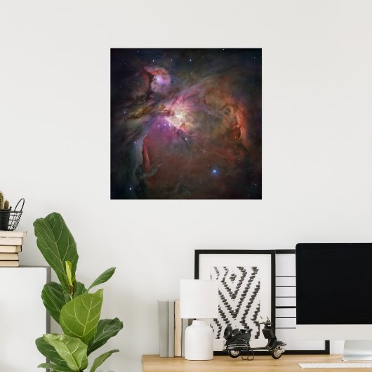 Hubble Panoramiek Uitzicht Orion Nebula Poster (Thuiskantoor)