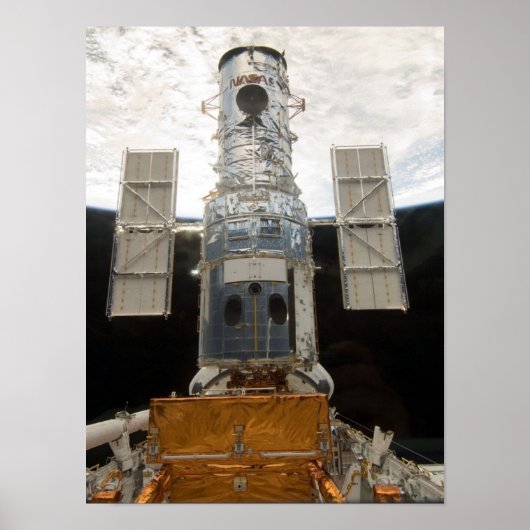 Hubble-ruimtetelescoop & Atlantis Poster (Voorkant)