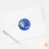 Hubble-ruimtetelescoop (HST) Ronde Sticker (Envelop)