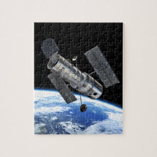 Hubble Ruimtetelescoop in baan om de aarde NASA-fo Legpuzzel